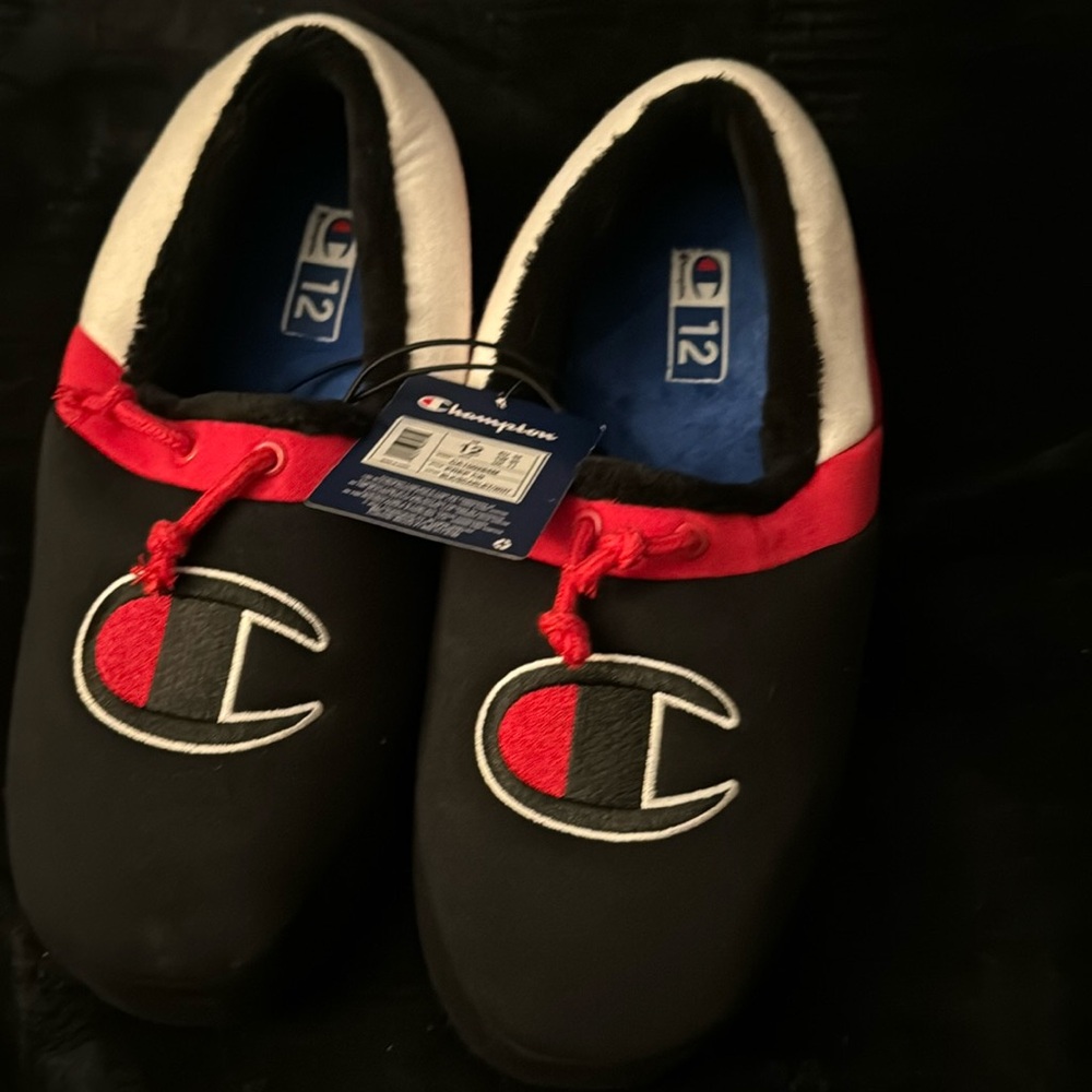 Men NWT Champion slippers #3